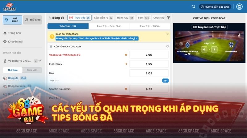 Nắm vững các yếu tố quan trọng như nghiên cứu đội bóng, phân tích kèo, quản lý vốn và không chạy theo số đông để áp dụng tips bóng đá hiệu quả.