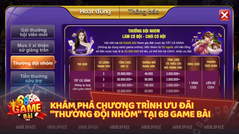 Tận dụng cơ hội thưởng đội nhóm để chơi vui và nhận quà thật mỗi ngày